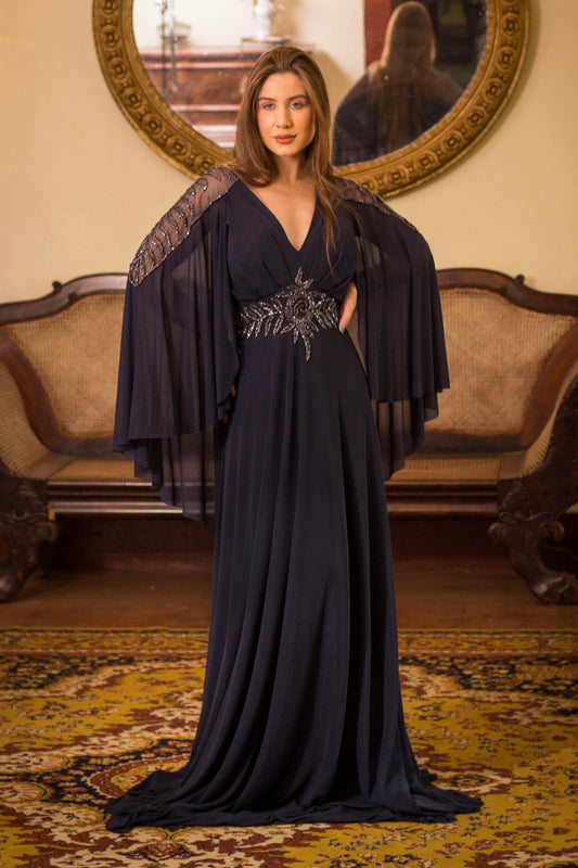 LILLE DRESS - Navy Blue