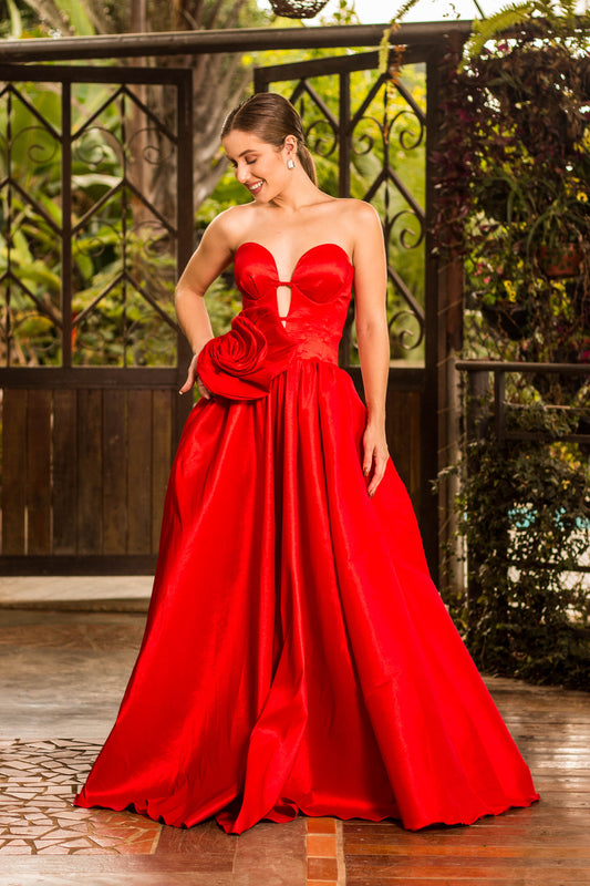 CARTAGENA DRESS - Red