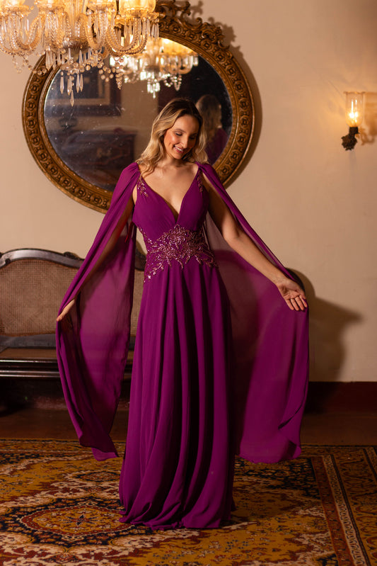 MARSEILLE DRESS - Fuchsia