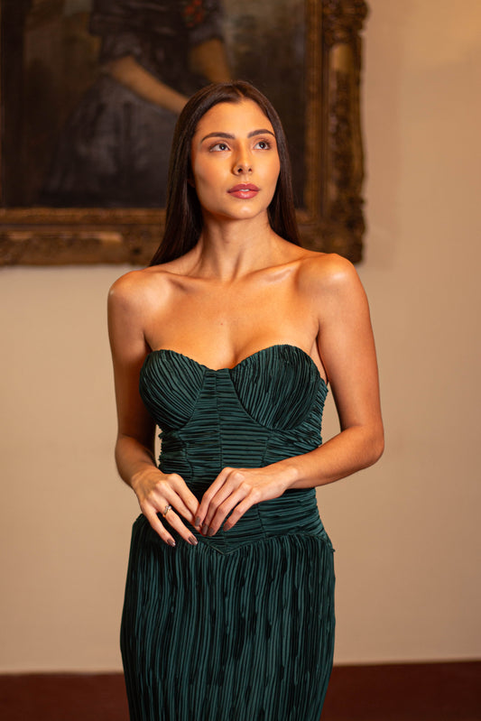 SPARTA DRESS - Emerald Green