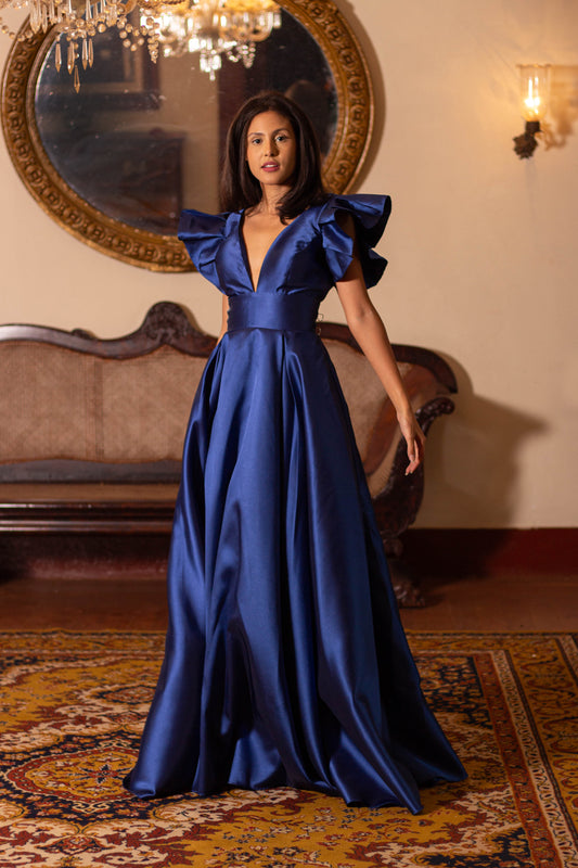SEGÓVIA DRESS - Royal Blue