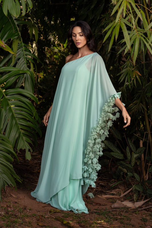 BARI DRESS - Mint Green