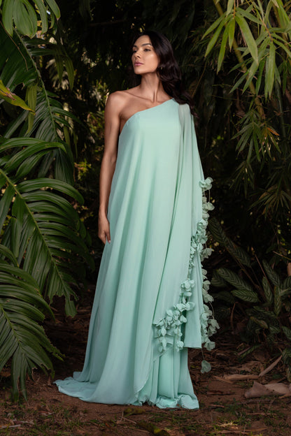 BARI DRESS - Mint Green