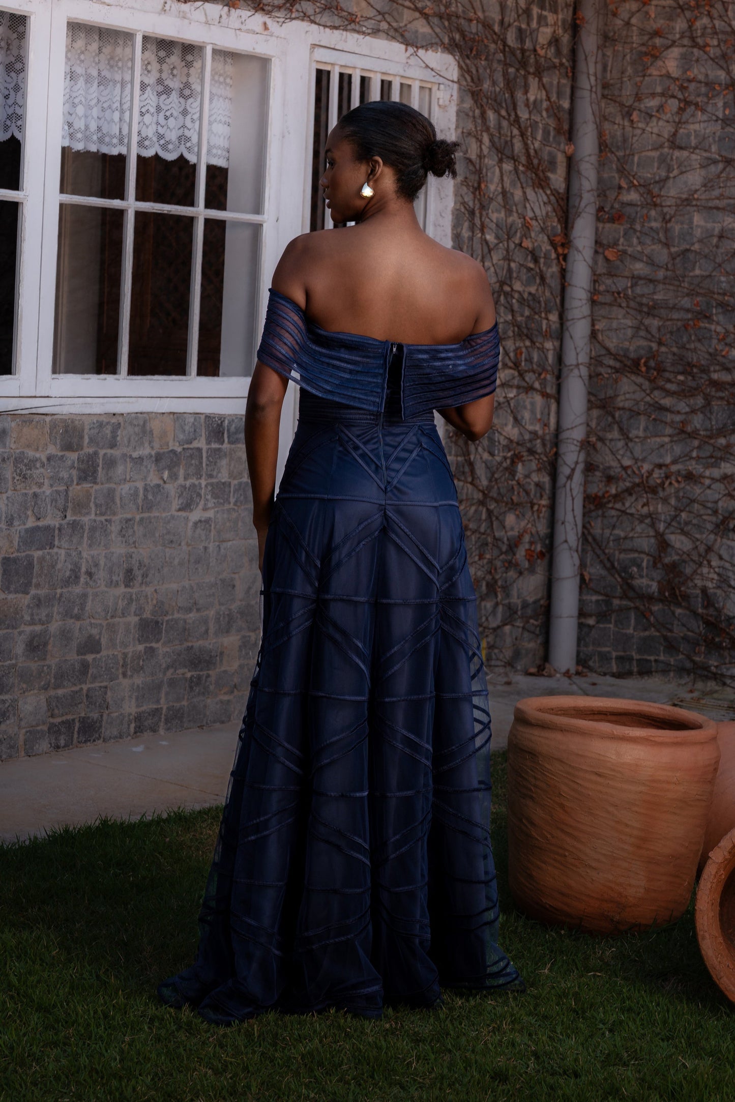 LISBOA DRESS  - Navy Blue