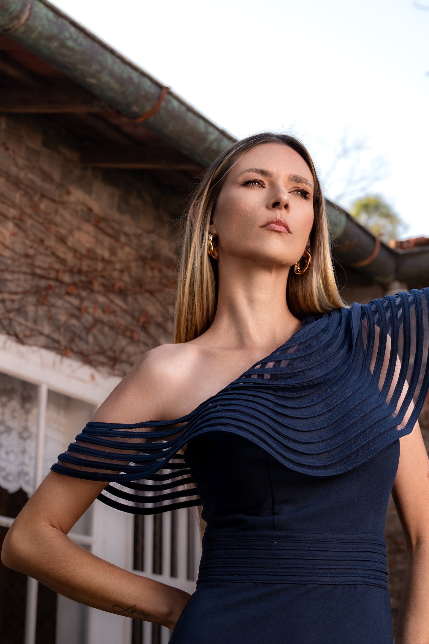 CÓRDOBA DRESS - Navy Blue
