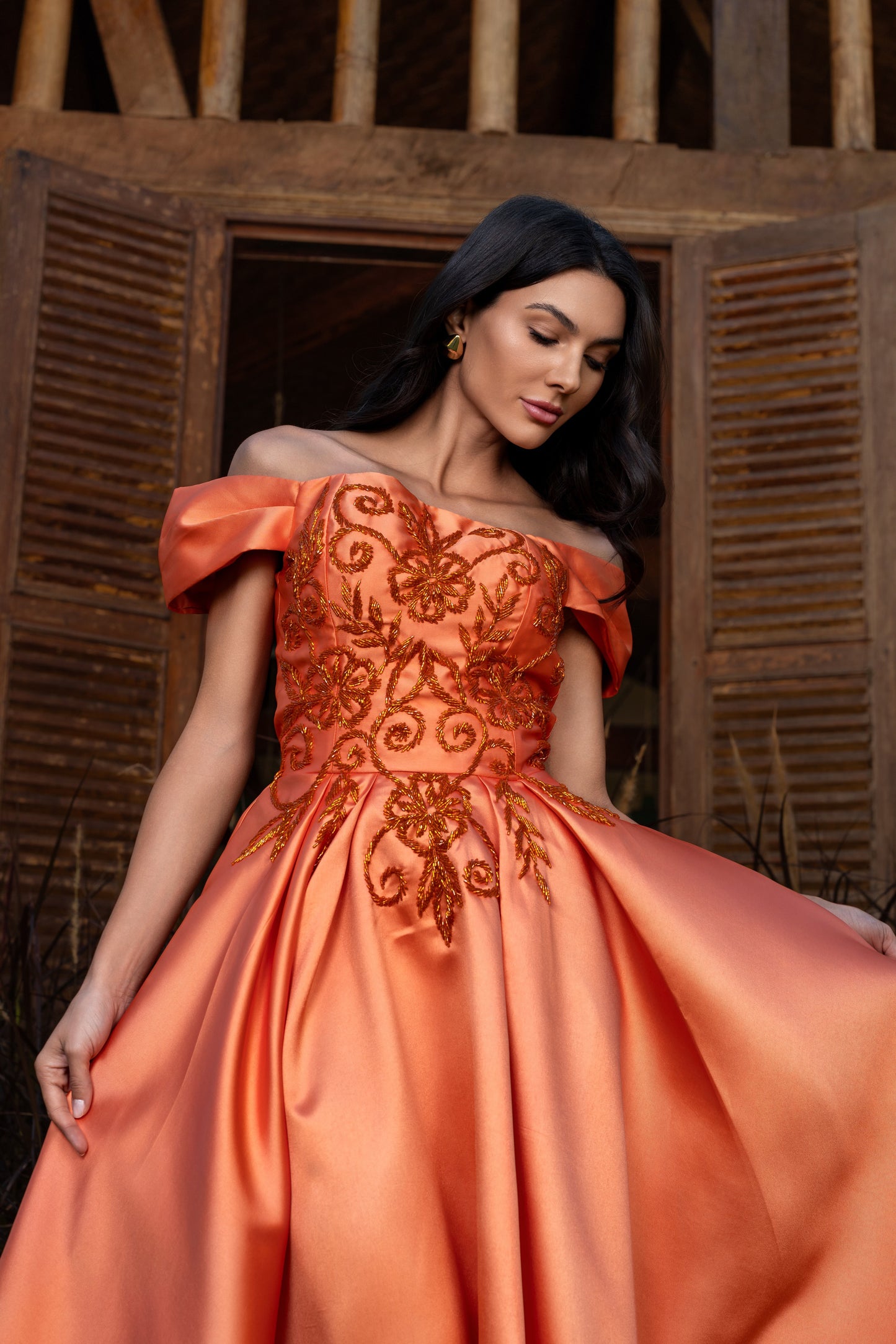 LIMOGES DRESS - Orange