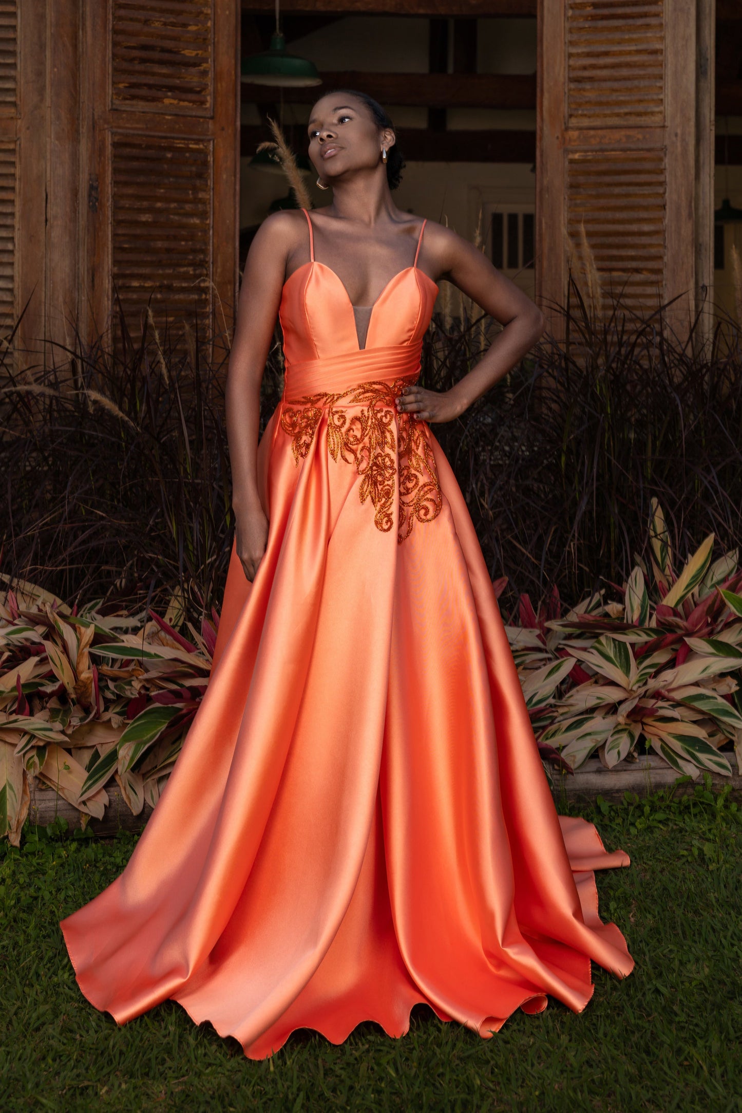 SARCELLES DRESS - Orange