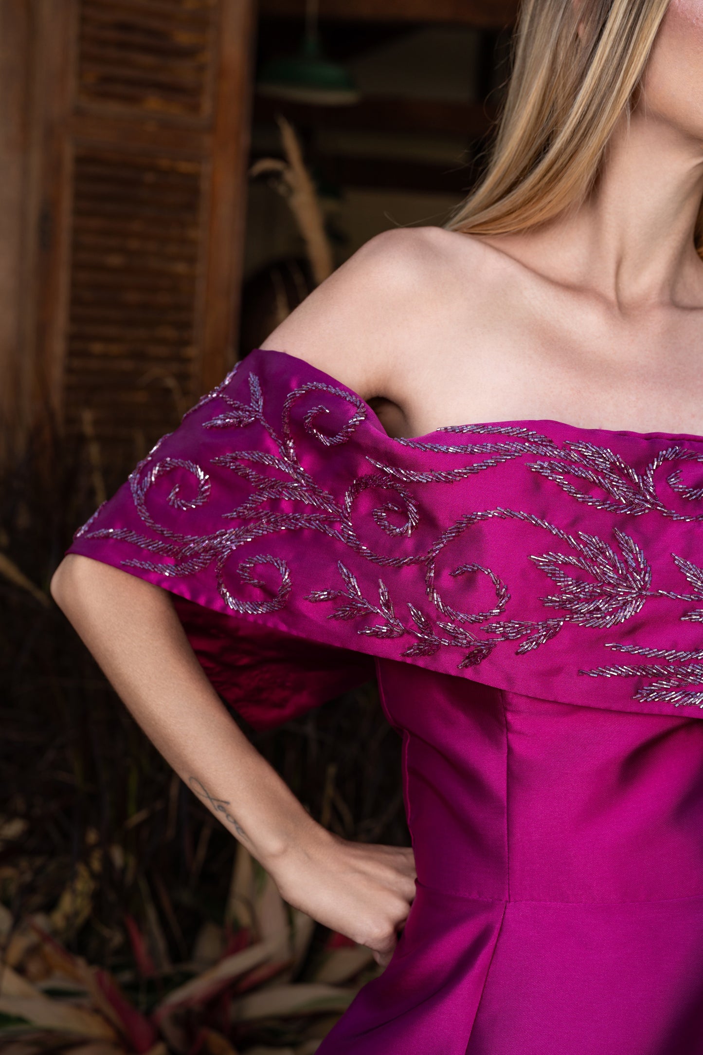 LE MANS DRESS - Fuchsia