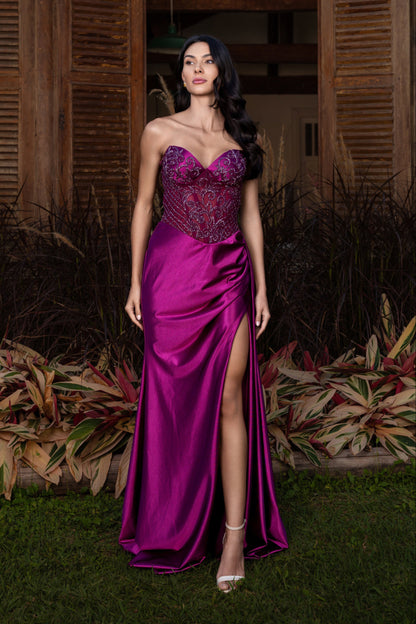 BOURGES DRESS - Fuchsia