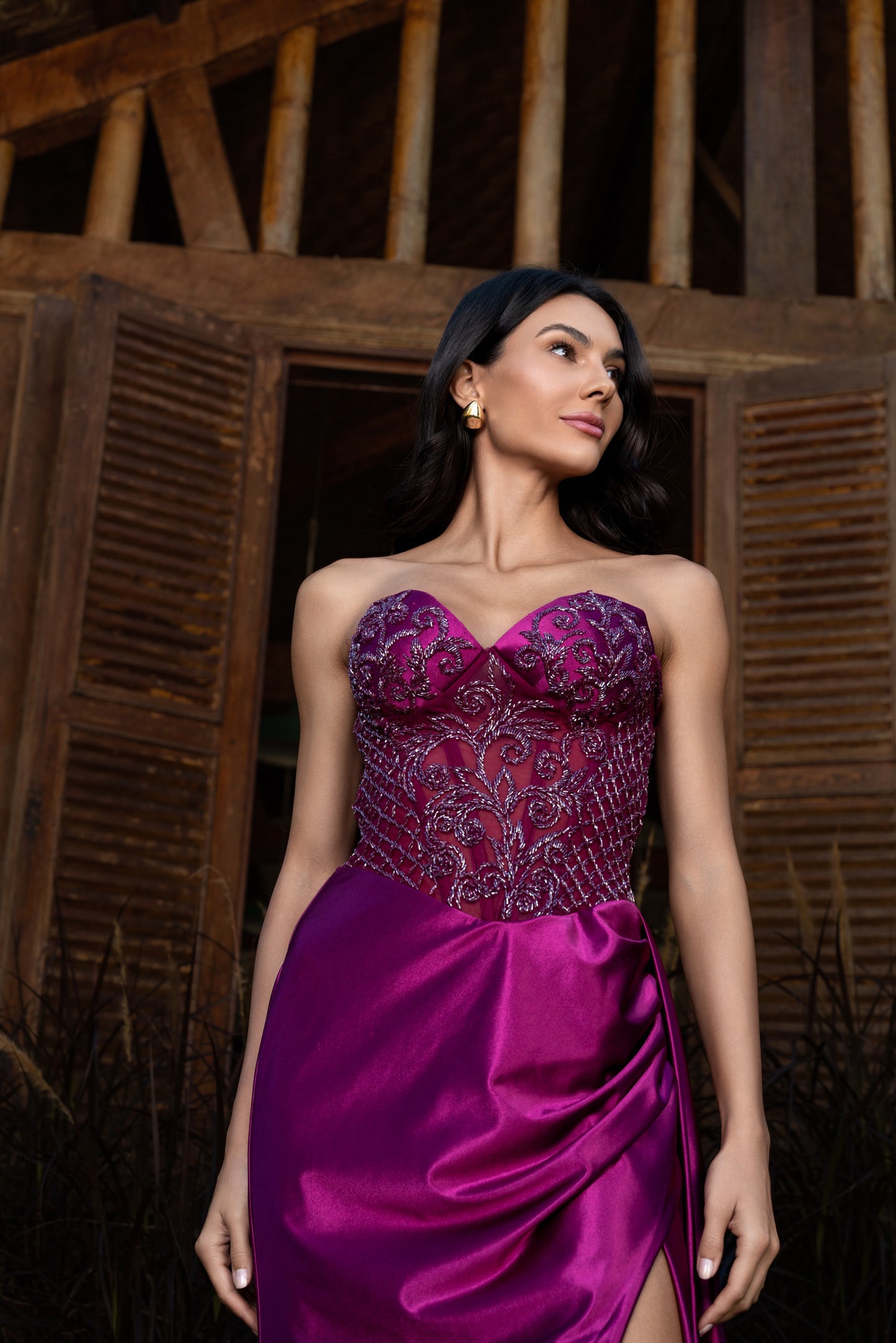 BOURGES DRESS - Fuchsia