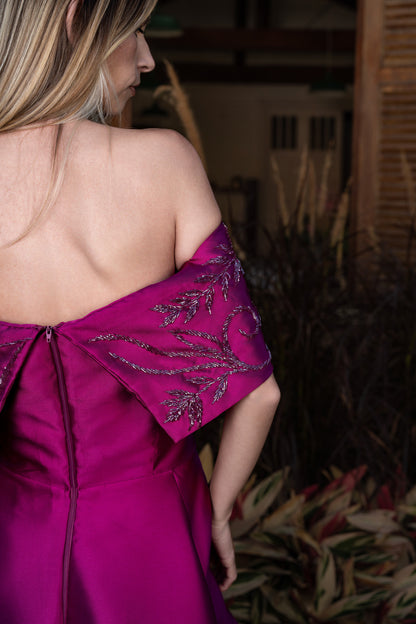 LE MANS DRESS - Fuchsia