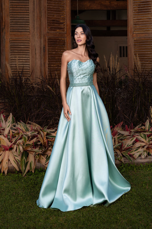 PARIS DRESS - Mint Green