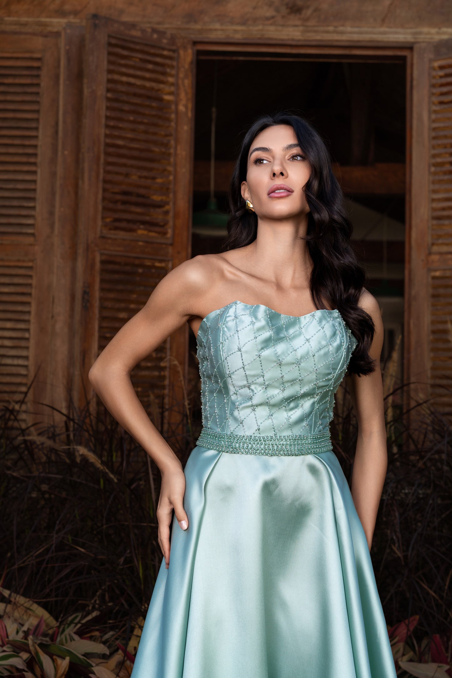 PARIS DRESS - Mint Green