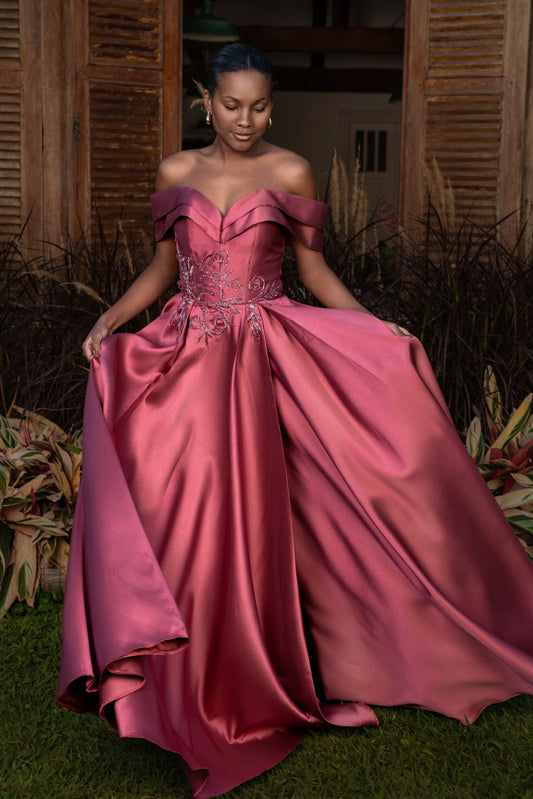 LE HAVRE DRESS - Blush Pink
