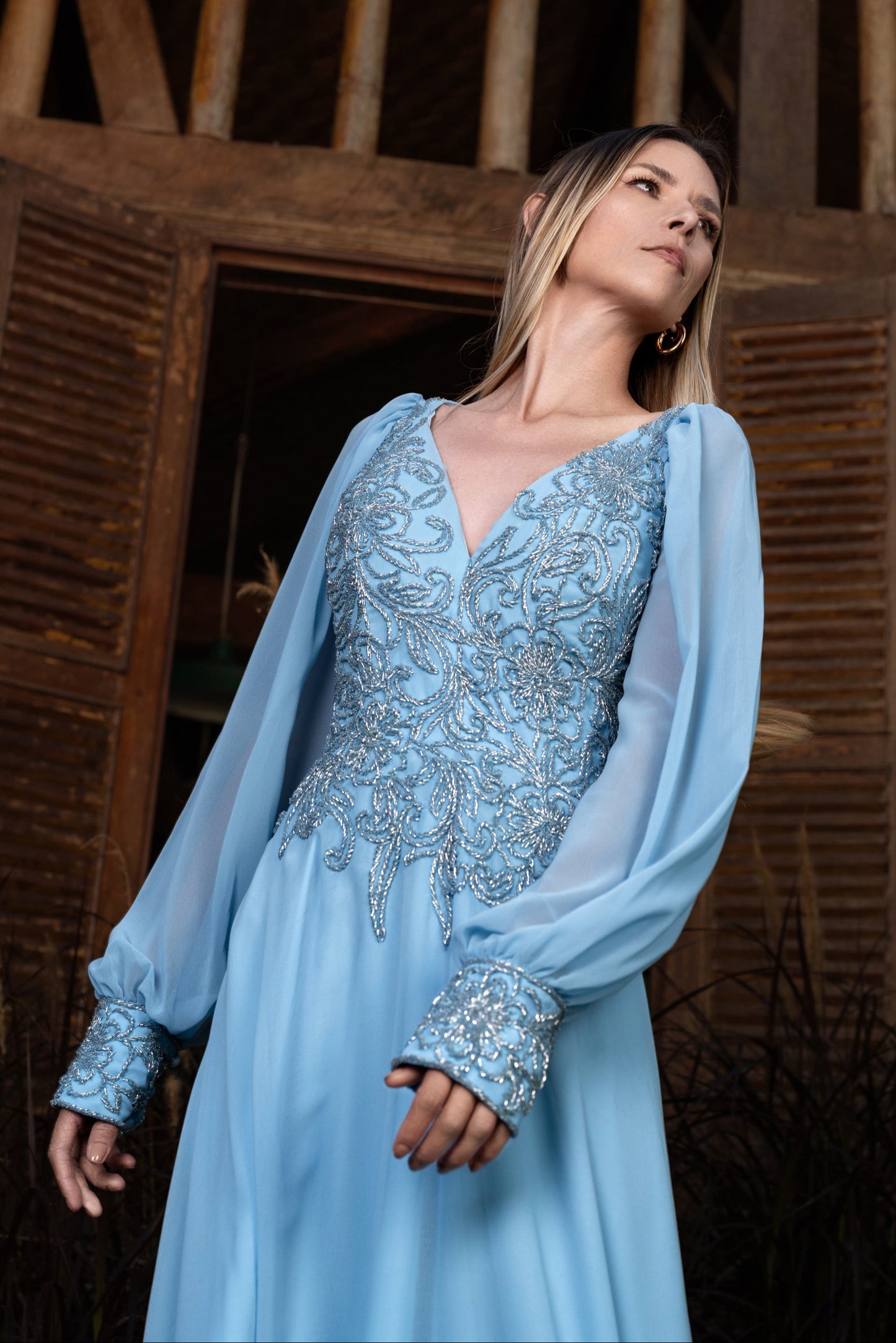 CASSIS DRESS - Serenity Blue