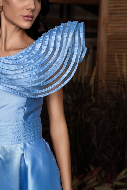 BELMONTE DRESS - Serenity Blue