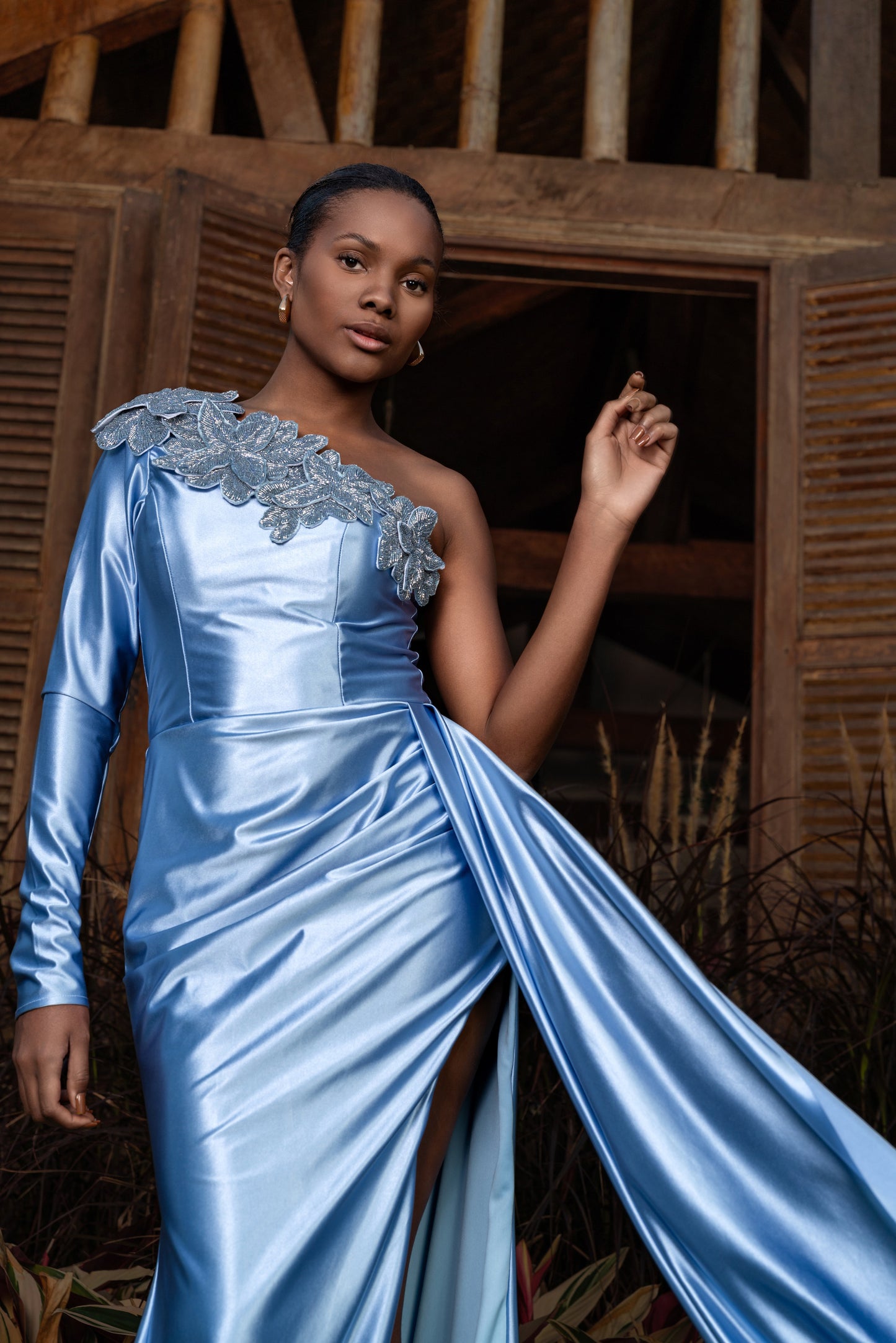 BARFLEUR DRESS - Serenity Blue