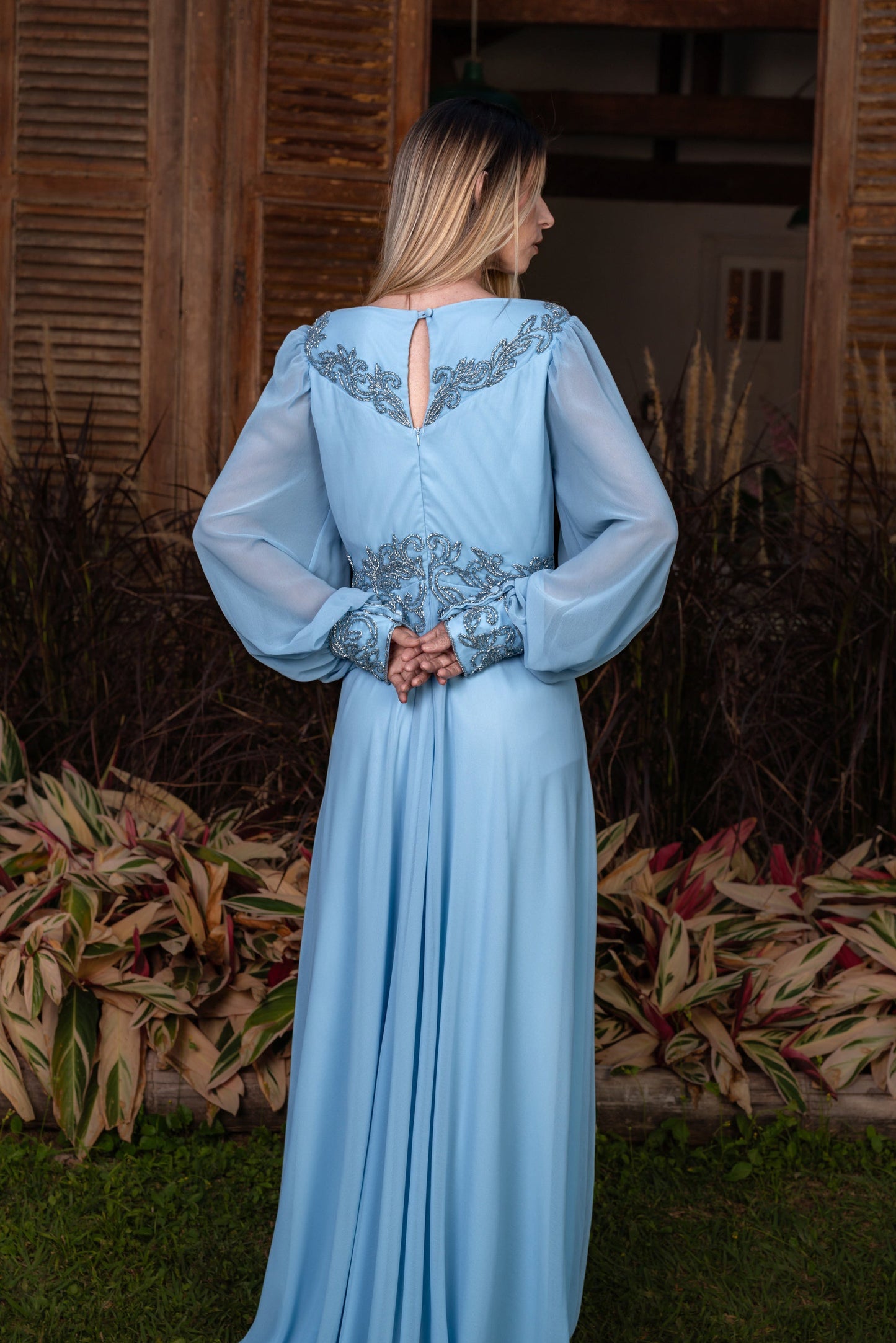 CASSIS DRESS - Serenity Blue
