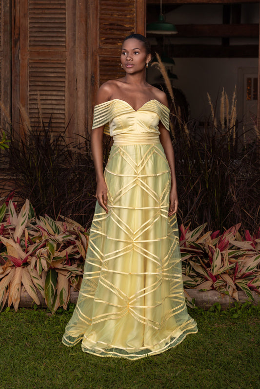 LISBOA DRESS - Yellow