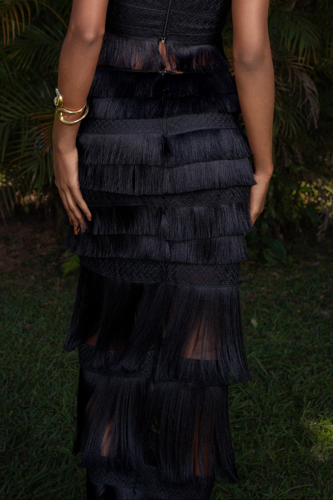 BÚZIOS MAXI SKIRT - Black