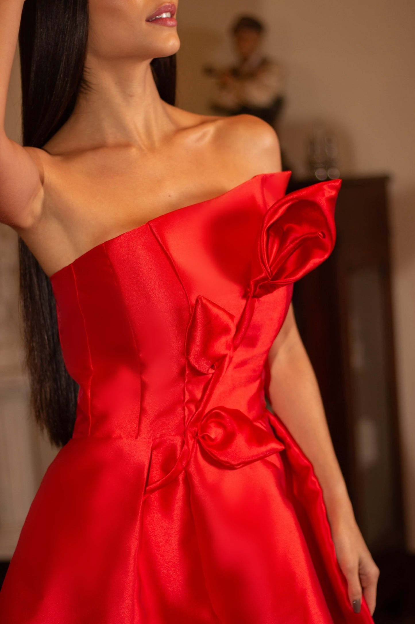 LEROS DRESS - Red