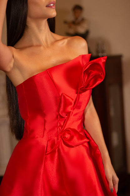 LEROS DRESS - Red