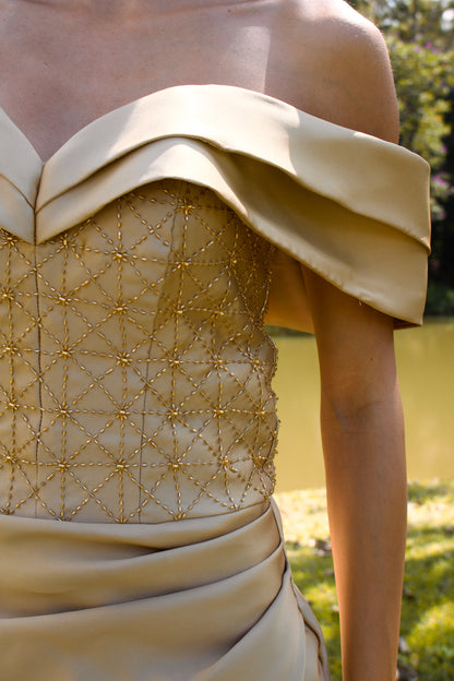 MONTREUIL DRESS - Golden
