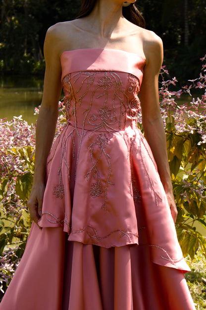 LOURMARIN DRESS - Blush Pink