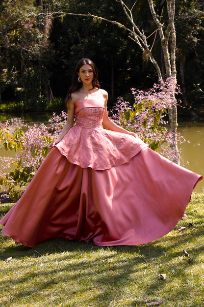 LOURMARIN DRESS - Blush Pink