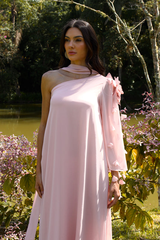 CATANIA DRESS - Blush Pink
