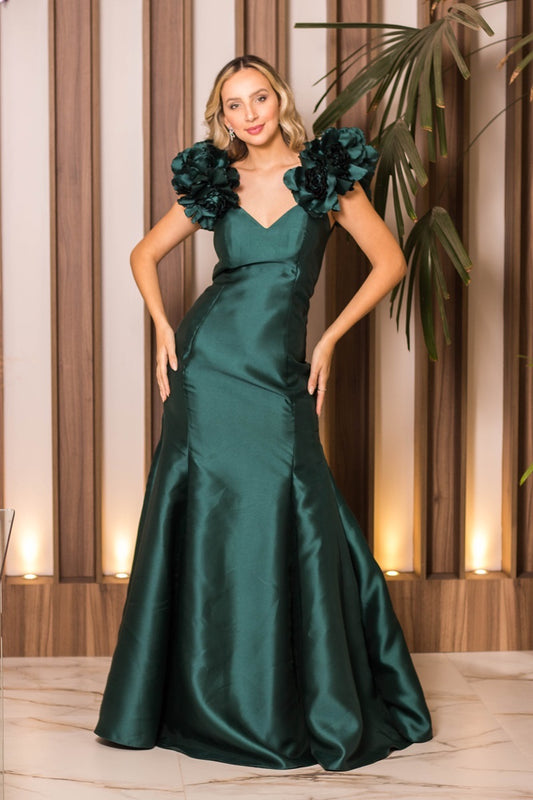 CASTELLÓN DRESS - Emerald Green