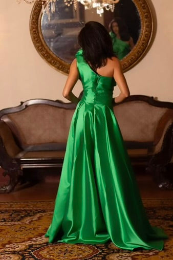 BURGOS DRESS - Flag Green
