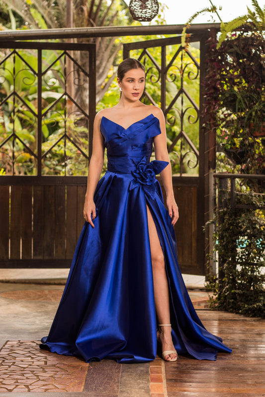 MANRESA DRESS - Royal Blue