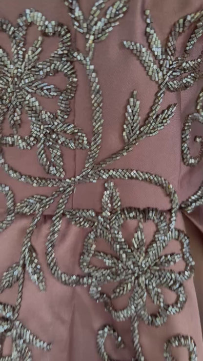 NARBONNE DRESS - Mocha Mousse
